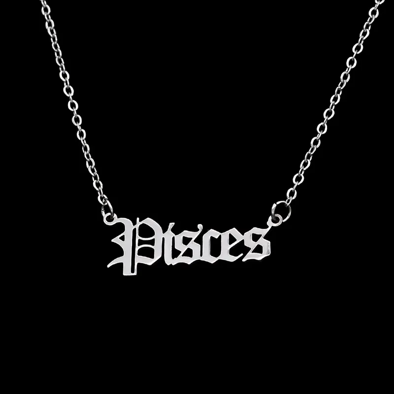 Zodiac Necklace - Silver