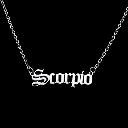 Zodiac Necklace - Silver