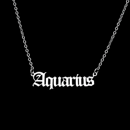 Zodiac Necklace - Silver