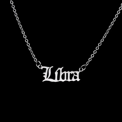 Zodiac Necklace - Silver