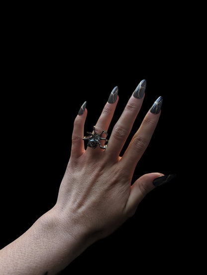 Spider ring blood rain 