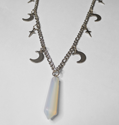 Moon and Stars Necklace