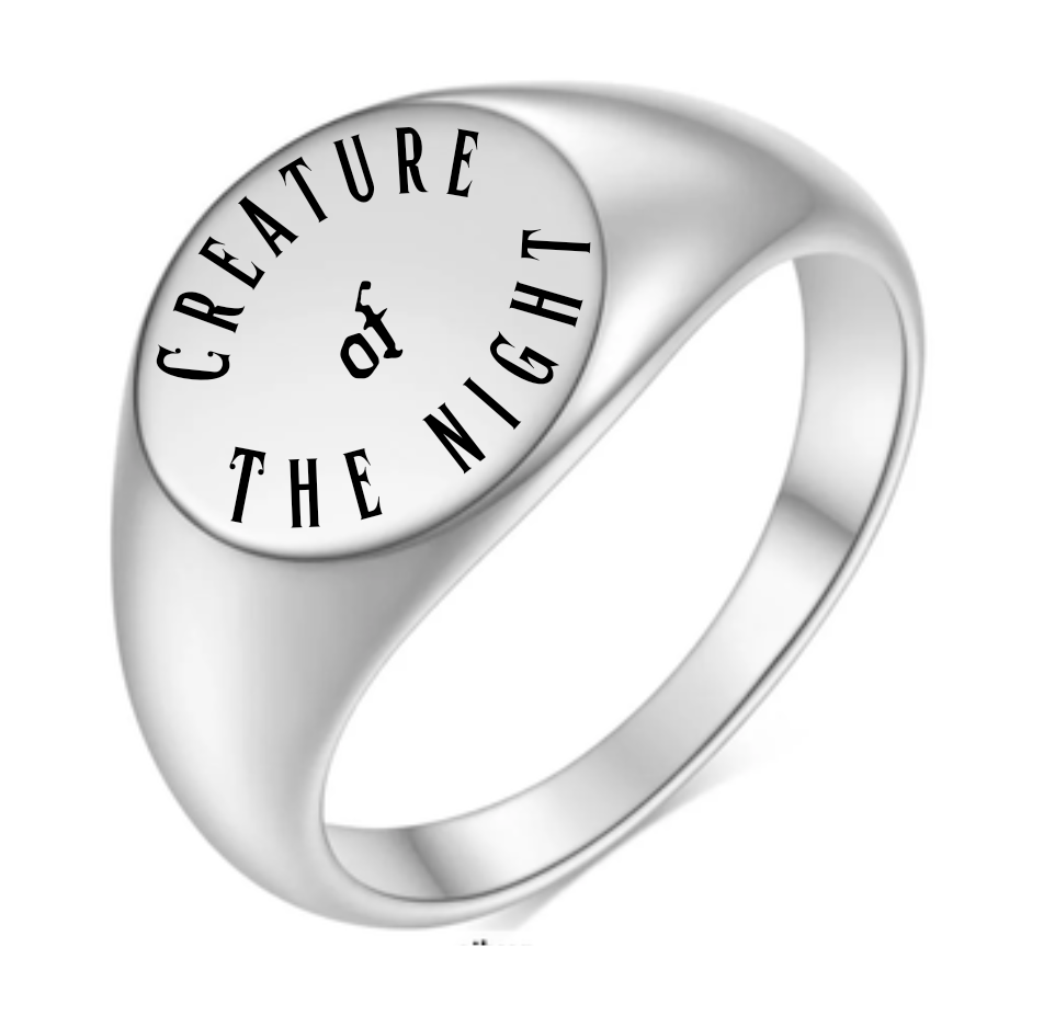 Creature of the Night Signet Ring