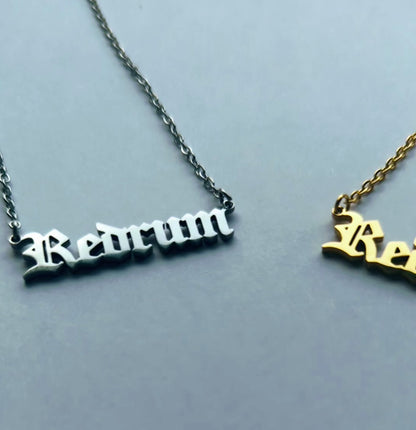 Redrum Necklace