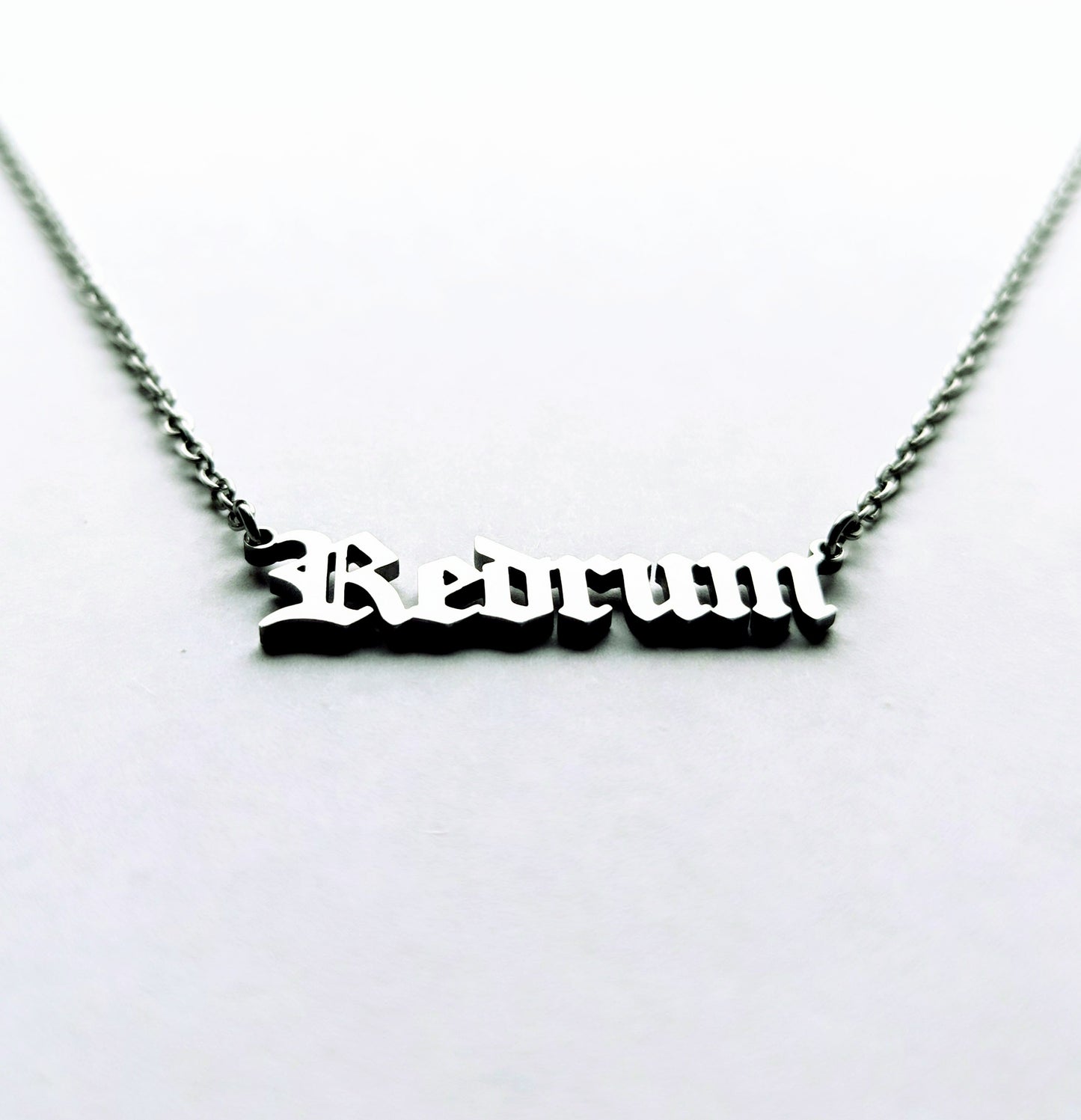 Redrum necklace blood rain